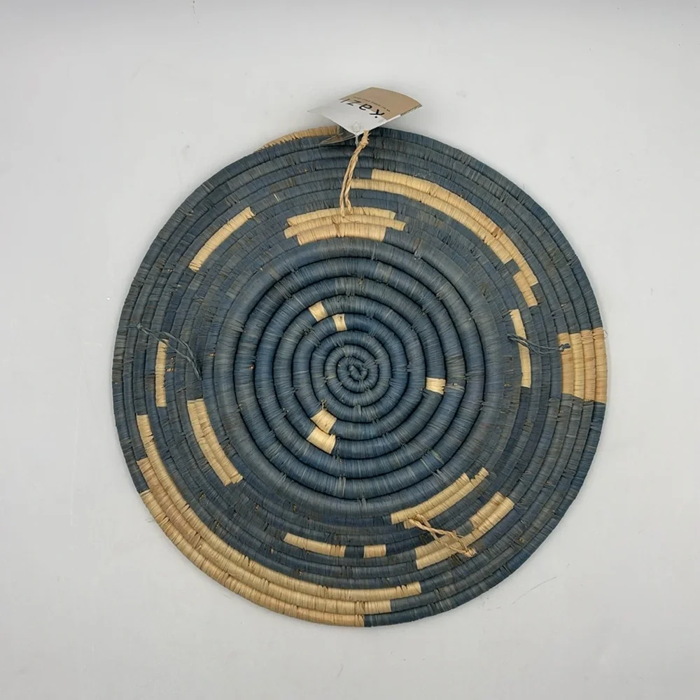 Kazi Coastal Raffia Woven Bowl 14